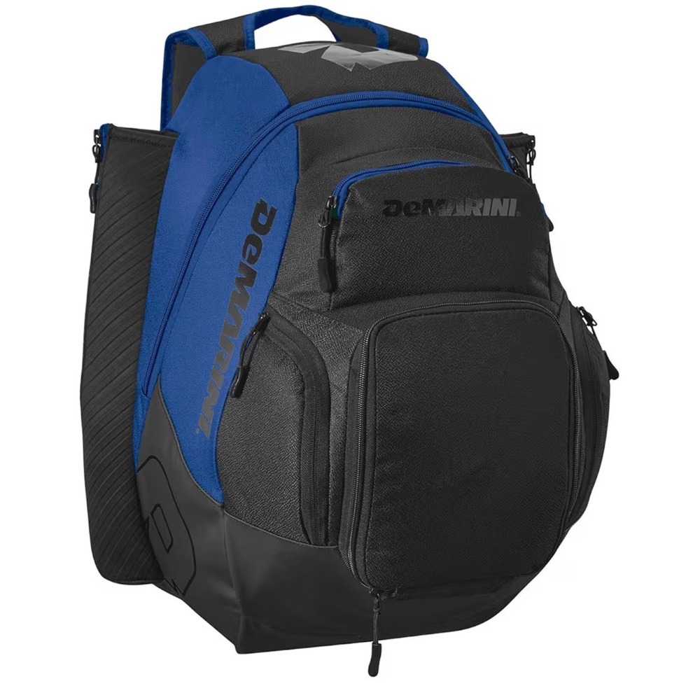 DeMarini Voodoo OG Baseball Softball Backpack Royal Blue Black Bat Bag